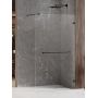 Ścianka prysznicowa walk-in 130 cm czarny mat/szkło przezroczyste EXK2673 New Trendy Avexa Black zdj.1
