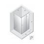 Kabina prysznicowa 90x80 cm prostokątna biały mat/szkło przezroczyste EXK2738 New Trendy Avexa White zdj.2
