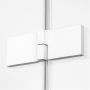 Kabina prysznicowa 90x80 cm prostokątna biały mat/szkło przezroczyste EXK2763 New Trendy Avexa White zdj.4