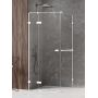 Kabina prysznicowa 110x80 cm prostokątna biały mat/szkło przezroczyste EXK2780 New Trendy Avexa White zdj.1