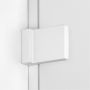 Kabina prysznicowa 120x100 cm prostokątna biały mat/szkło przezroczyste EXK2843 New Trendy Avexa White zdj.8