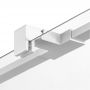 Ścianka prysznicowa walk-in 130 cm biały mat/szkło przezroczyste EXK2924 New Trendy Avexa White zdj.3