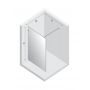 Ścianka prysznicowa walk-in 130 cm biały mat/szkło przezroczyste EXK2924 New Trendy Avexa White zdj.2