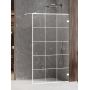 Ścianka prysznicowa walk-in 120 cm biały mat/szkło przezroczyste EXK2987 New Trendy Avexa White zdj.1