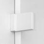Ścianka prysznicowa walk-in 120 cm biały mat/szkło przezroczyste EXK2987 New Trendy Avexa White zdj.5