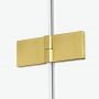 Kabina prysznicowa 90x90 cm kwadratowa złoty szczotkowany/szkło przezroczyste EXK3018 New Trendy Avexa Gold Brushed zdj.6