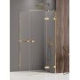 Kabina prysznicowa 120x90 cm prostokątna złoty połysk/szkło przezroczyste EXK3218 New Trendy Avexa Gold Shine zdj.1