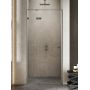 Drzwi prysznicowe 80 cm uchylne grafitowy szczotkowany/szkło przezroczyste EXK3244 New Trendy Avexa Gunmetal Brushed zdj.1