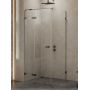 Kabina prysznicowa 120x80 cm prostokątna grafitowy szczotkowany/szkło przezroczyste EXK3323 New Trendy Avexa Gunmetal Brushed zdj.1