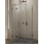 Kabina prysznicowa 110x70 cm prostokątna grafitowy szczotkowany/szkło przezroczyste EXK3336 New Trendy Avexa Gunmetal Brushed zdj.1