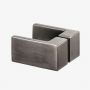 Kabina prysznicowa 120x80 cm prostokątna szczotkowany/szkło przezroczyste EXK3353 New Trendy Avexa Gunmetal Brushed zdj.5