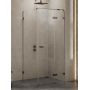 Kabina prysznicowa 100x70 cm prostokątna szczotkowany/szkło przezroczyste EXK3360 New Trendy Avexa Gunmetal Brushed zdj.1