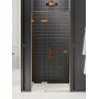 Drzwi prysznicowe 130 cm uchylne miedź szczotkowany/szkło przezroczyste EXK3541 New Trendy Avexa Copper Brushed zdj.1