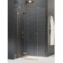Kabina prysznicowa 110x80 cm prostokątna miedź szczotkowany/szkło przezroczyste EXK3549 New Trendy Avexa Copper Brushed zdj.1