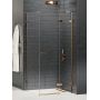 Kabina prysznicowa 110x100 cm prostokątna miedź szczotkowany/szkło przezroczyste EXK3596 New Trendy Avexa Copper Brushed zdj.1