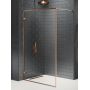 Ścianka prysznicowa walk-in 70 cm miedź szczotkowany/szkło przezroczyste EXK3796 New Trendy Avexa Copper Brushed zdj.1