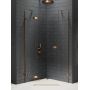 Kabina prysznicowa 90x90 cm miedź szczotkowany/szkło przezroczyste EXK3820 New Trendy Avexa Copper Brushed zdj.1