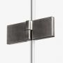 Kabina prysznicowa 80x80 cm szczotkowany/szkło przezroczyste EXK3829 New Trendy Avexa Gunmetal Brushed zdj.4