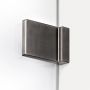 Kabina prysznicowa 80x80 cm szczotkowany/szkło przezroczyste EXK3829 New Trendy Avexa Gunmetal Brushed zdj.6