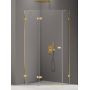 Kabina prysznicowa 100x80 cm złoty połysk/szkło przezroczyste EXK3848 New Trendy Avexa Gold Shine zdj.1