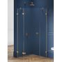 Kabina prysznicowa 80x80 cm złoty szczotkowany/szkło przezroczyste EXK3851 New Trendy Avexa Gold Brushed zdj.1