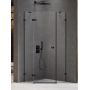 Kabina prysznicowa 80x80 cm czarny mat/szkło przezroczyste EXK3873 New Trendy Avexa Black zdj.1