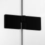 Kabina prysznicowa 100x80 cm czarny mat/szkło przezroczyste EXK3880 New Trendy Avexa Black zdj.4