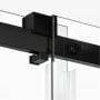 Kabina prysznicowa 110x90 cm prostokątna czarny mat/szkło przezroczyste EXK3994 New Trendy Softi Black zdj.6