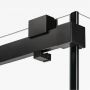 Kabina prysznicowa 120x80 cm prostokątna czarny mat/szkło przezroczyste EXK3996 New Trendy Softi Black zdj.4