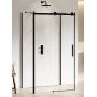 Kabina prysznicowa 140x90 cm prostokątna czarny mat/szkło przezroczyste EXK4003 New Trendy Softi Black zdj.1