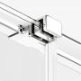 Kabina prysznicowa 120x80 cm prostokątna chrom połysk/szkło przezroczyste EXK4030 New Trendy Smart zdj.4