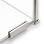 Kabina prysznicowa 120x80 cm prostokątna chrom połysk/szkło przezroczyste EXK4030 New Trendy Smart zdj.6