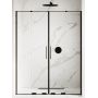 Drzwi prysznicowe 130 cm rozsuwane czarny mat/szkło przezroczyste EXK4118 New Trendy Smart Black zdj.1