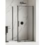 Kabina prysznicowa 150x90 cm prostokątna czarny mat/szkło przezroczyste EXK4150 New Trendy Smart Black zdj.1