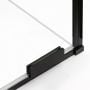 Kabina prysznicowa 130x90 cm prostokątna czarny mat/szkło przezroczyste EXK4184 New Trendy Smart Black zdj.6