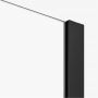 Ścianka prysznicowa walk-in 90 cm czarny mat/szkło przezroczyste EXK4190WU New Trendy Smart Black zdj.3
