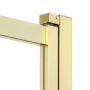 Drzwi prysznicowe 110 cm rozsuwane złoty połysk/szkło przezroczyste EXK4214 New Trendy Smart Light Gold zdj.5