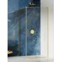 Kabina prysznicowa 130x80 cm prostokątna złoty połysk/szkło przezroczyste EXK4243 New Trendy Smart Light Gold zdj.1
