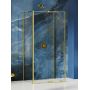 Kabina prysznicowa 120x90 cm prostokątna złoty połysk/szkło przezroczyste EXK4285 New Trendy Smart Light Gold zdj.1