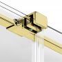 Ścianka prysznicowa walk-in 100 cm złoty połysk/szkło przezroczyste EXK4295WU New Trendy Smart Light Gold zdj.3