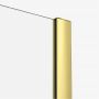Ścianka prysznicowa walk-in 100 cm złoty połysk/szkło przezroczyste EXK4295WU New Trendy Smart Light Gold zdj.5