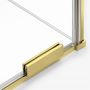 Ścianka prysznicowa walk-in 100 cm złoty połysk/szkło przezroczyste EXK4295WU New Trendy Smart Light Gold zdj.7