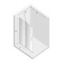 Ścianka prysznicowa walk-in 100 cm złoty połysk/szkło przezroczyste EXK4295WU New Trendy Smart Light Gold zdj.2