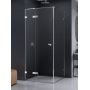 Kabina prysznicowa 100x90 cm prostokątna chrom połysk/szkło przezroczyste EXK4477 New Trendy Eventa zdj.1