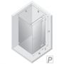Kabina prysznicowa 120x80 cm prostokątna chrom połysk/szkło przezroczyste EXK4523 New Trendy Eventa zdj.2