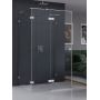 Kabina prysznicowa 100x80 cm prostokątna chrom połysk/szkło przezroczyste EXK4583 New Trendy Eventa zdj.1