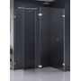 Ścianka prysznicowa walk-in 90 cm chrom połysk/szkło przezroczyste EXK4666 New Trendy Eventa zdj.1