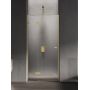 Drzwi prysznicowe 90 cm uchylne złoty połysk/szkło przezroczyste EXK4673 New Trendy Eventa Gold Shine zdj.1