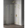 Kabina prysznicowa 80x80 cm kwadratowa złoty połysk/szkło przezroczyste EXK4720 New Trendy Eventa Gold Shine zdj.1
