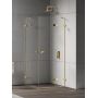 Kabina prysznicowa 100x80 cm prostokątna złoty połysk/szkło przezroczyste EXK4751 New Trendy Eventa Gold Shine zdj.1